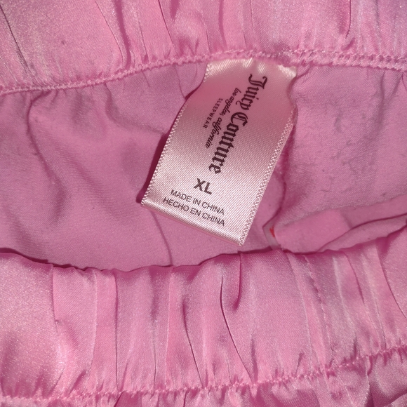 Juicy Couture Pink Satin Shorts - Picture 4 of 4